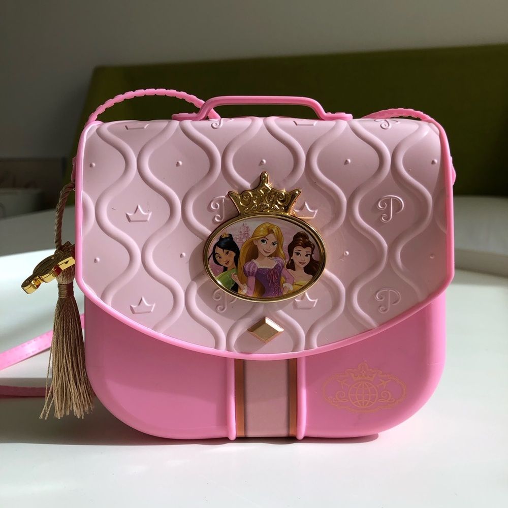 Baby Toddler Girl Disney Princess Purse Bag Toy Pink NEW